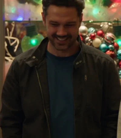 Under The Christmas Sky 2023 Ryan Paevey Black Jacket