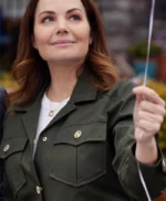 Unexpected Grace Erica Durance Green Cotton Jacket