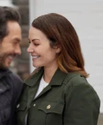 Unexpected Grace Erica Durance Green Cotton Jacket