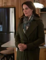 Unexpected Grace Erica Durance Green Wool Coat
