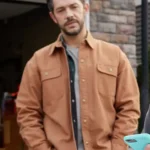 Unexpected Grace Michael Rady Brown Cotton Jacket