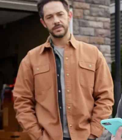 Unexpected Grace Michael Rady Brown Cotton Jacket