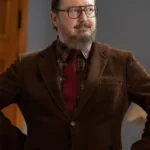 Up Here Tom Brown Wool Coat
