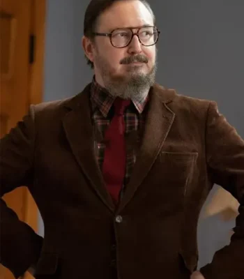 Up Here Tom Brown Wool Coat