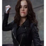 Vampire Academy Rose Hathaway Black Leather Jacket