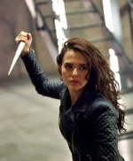 Vampire Academy Rose Hathaway Black Leather Jacket