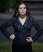 Vampire Academy Rose Hathaway Black Leather Jacket
