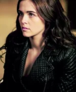 Vampire Academy Rose Hathaway Black Leather Jacket