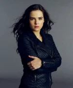 Vampire Academy Rose Hathaway Black Leather Jacket