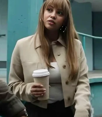 Vanessa Morgan Wild Cards S02 Cropped Jacket