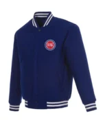 Varsity Detroit Pistons Royal Blue Wool Jacket