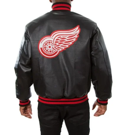 Varsity Detroit Red Wings Full Leather Jacket