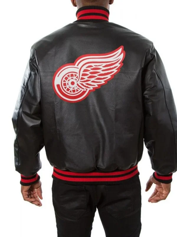 Varsity Detroit Red Wings Full Leather Jacket