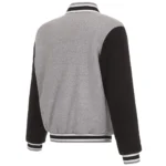 Varsity Gray-Black Jacksonville Jaguars Two-Tone Wool Jacket