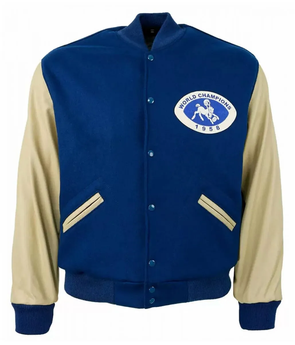 Varsity Indianapolis Colts 1958 Blue Jacket Varsity Indianapolis Colts 1958 Blue Jacket
