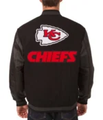 Varsity Kansas City Chiefs Black Jacket