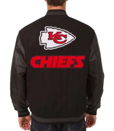 Varsity Kansas City Chiefs Black Jacket