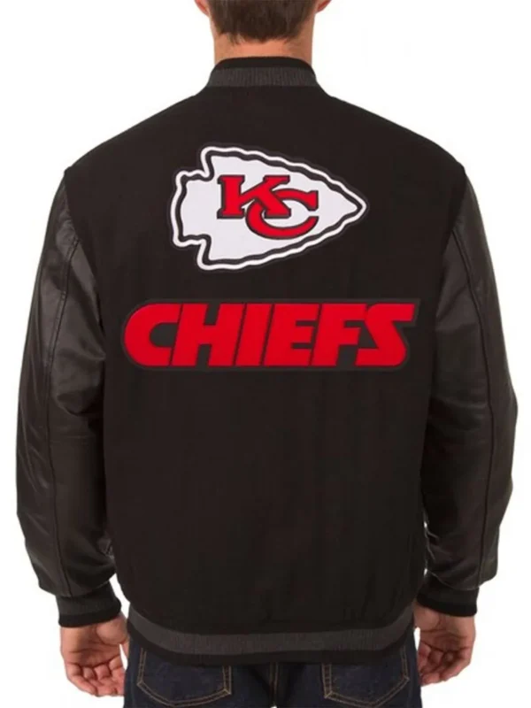 Varsity Kansas City Chiefs Black Jacket