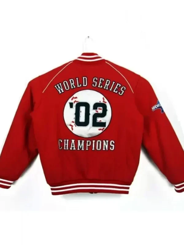 Varsity LA Angels World Series Red Wool Jacket