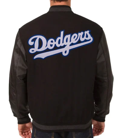 Varsity LA Dodgers Black Jacket