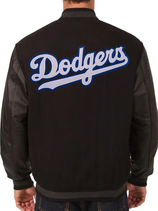 Varsity LA Dodgers Black Jacket
