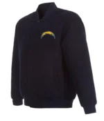 Varsity Los Angeles Chargers Navy Blue Wool Jacket
