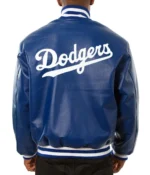Varsity Los Angeles Dodgers Royal Blue Leather Jacket