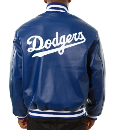 Varsity Los Angeles Dodgers Royal Blue Leather Jacket
