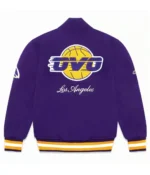 Varsity OVO Los Angeles Lakers Purple Jacket