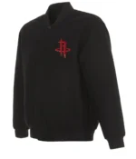 Varsity Rockets Black Wool Jacket