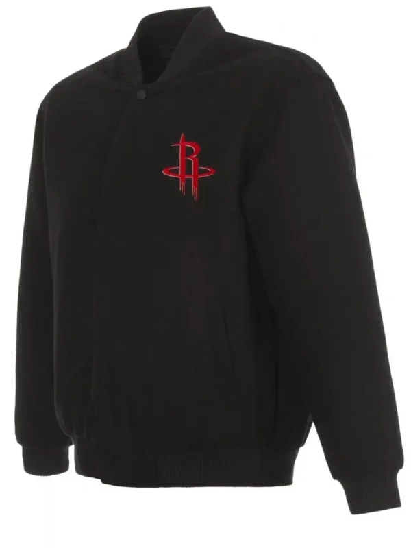 Varsity Rockets Black Wool Jacket