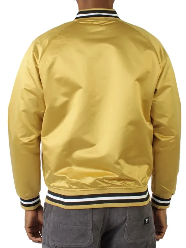 Vegas Golden Knights Lightweight Gold Satin Jacket