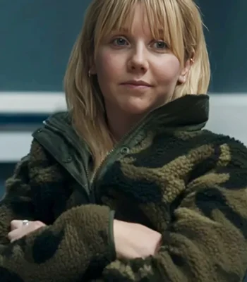 Vigil S01 Lauren Lyle Brown Jacket