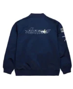 Houston Astros Vintage Logo Navy Lightweight Satin Jacket