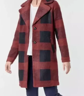 Virgin River Muriel S03 Wool Plaid Coat