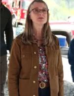Virgin River S05 Hope McCrea Brown Cotton Jacket