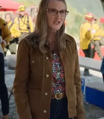 Virgin River S05 Hope McCrea Brown Cotton Jacket