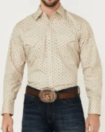 Walker Yellowstone S05 White Printed Shirt