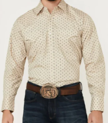 Walker Yellowstone S05 White Printed Shirt