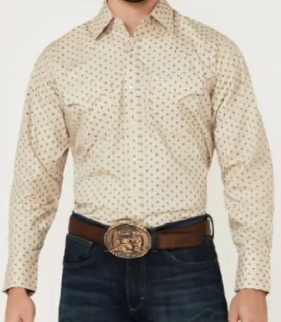 Walker Yellowstone S05 White Printed Shirt