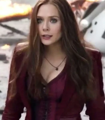 Wanda Maximoff WandaVision Brown Coat