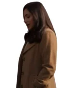Wanda Wild Cards Brown Wool Coat