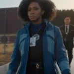 WandaVision Monica Rambeau Blue Hooded Jacket