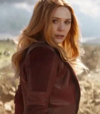 Wanda Maximoff WandaVision Brown Coat