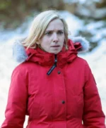 War of The Worlds Catherine Durand Red Parka Coat