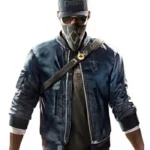 Watch Dogs 2 Marcus Holloway Blue Bomber Jacket
