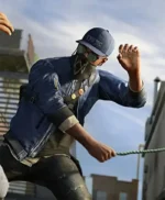 Watch Dogs 2 Marcus Holloway Blue Bomber Jacket