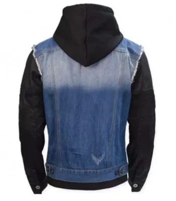 Watch Dogs Game T Bone Grady Denim Jacket With Hood