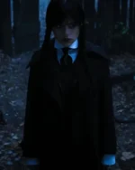 Wednesday 2022 Addams Black Trench Coat