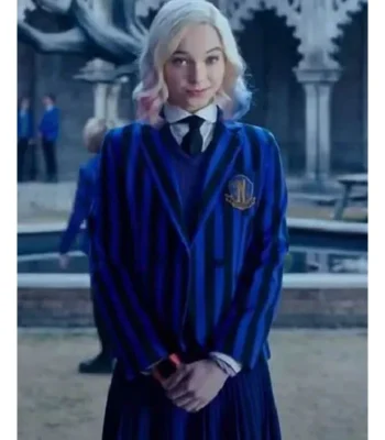 Wednesday 2022 Enid Sinclair Blue Blazer